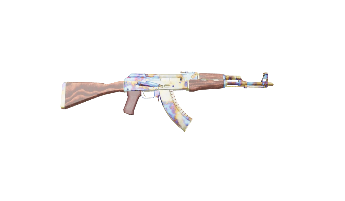 AK-47 Case Hardened — кадр исходной 3D-модели A.I.S.T.